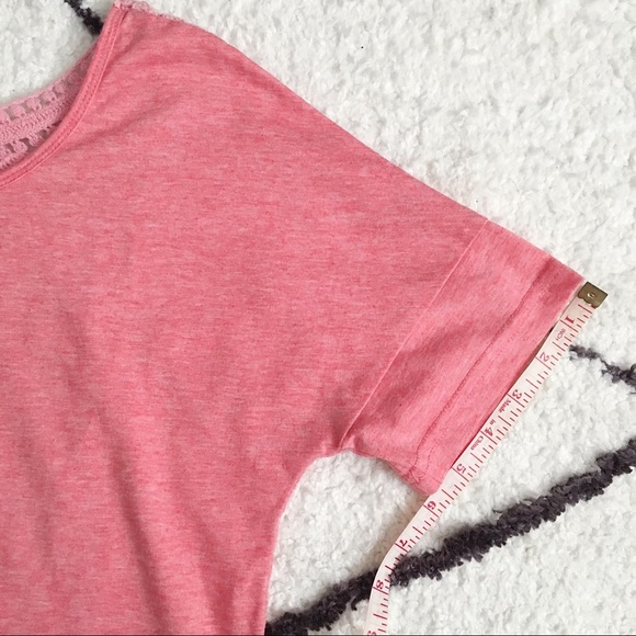 Pink Tee with Back Crochet Details - Picture 6 of 8